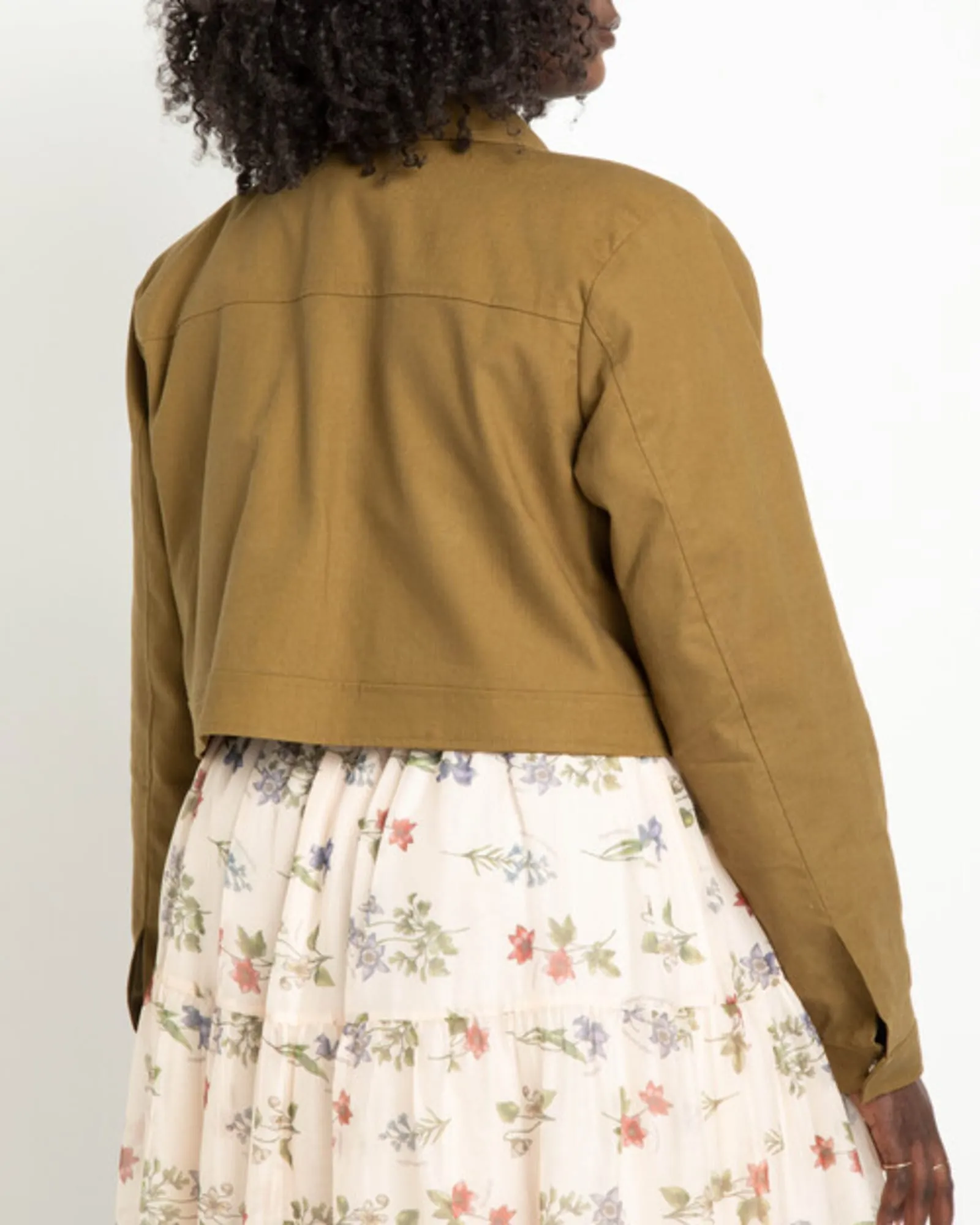 Abby Patch Pocket Jacket | Pesto