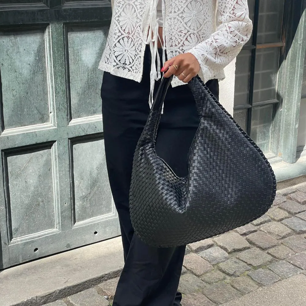 Amélie | Trendy gevlochten handtas