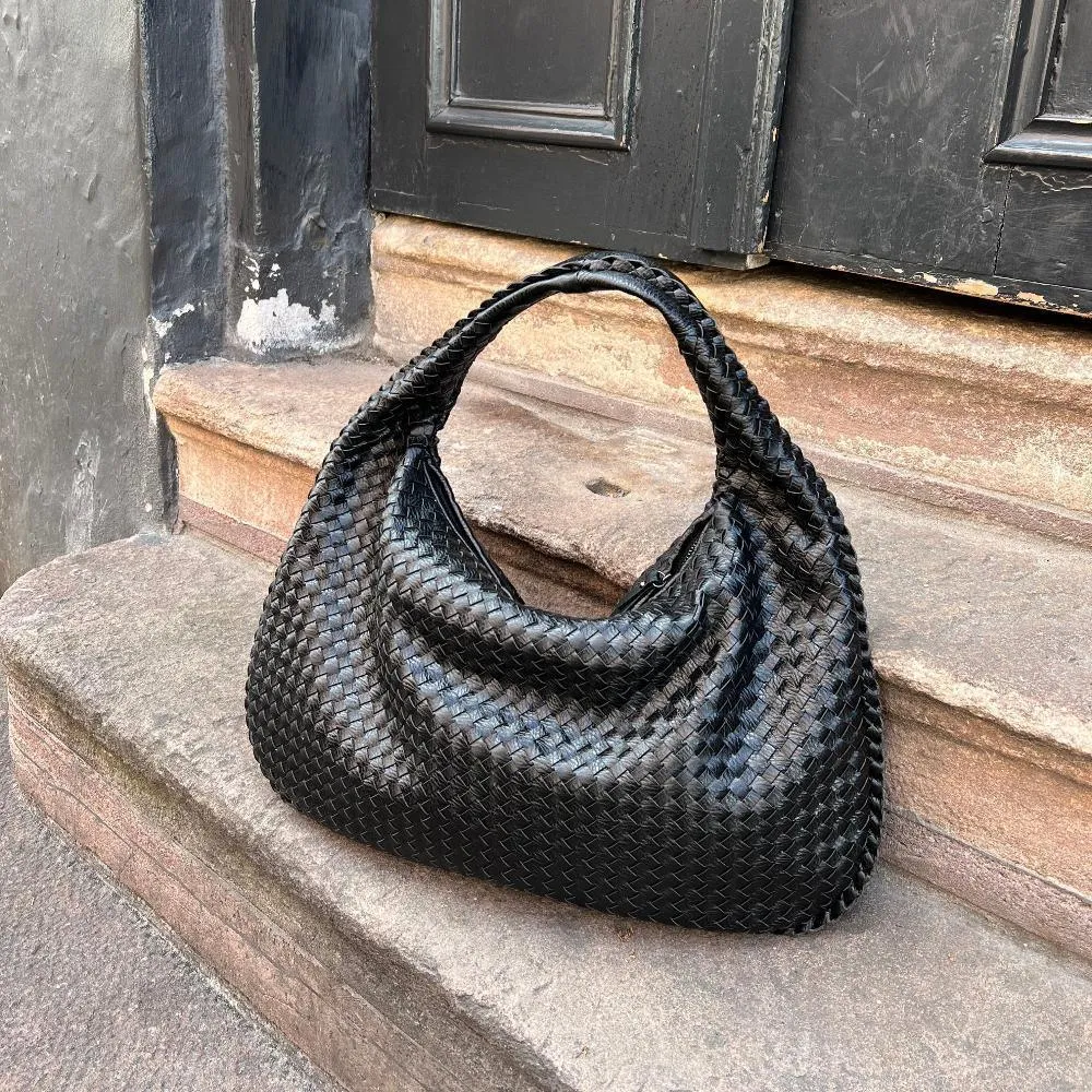 Amélie | Trendy gevlochten handtas
