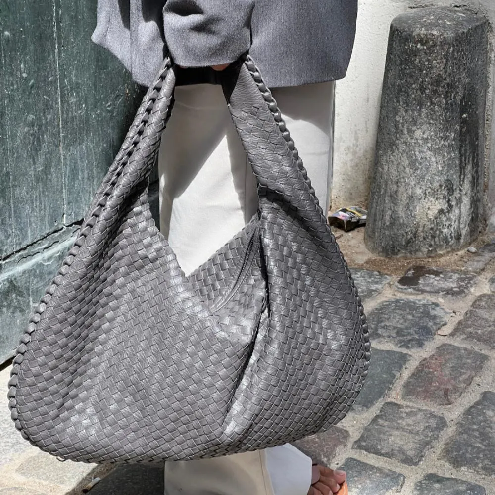 Amélie | Trendy gevlochten handtas