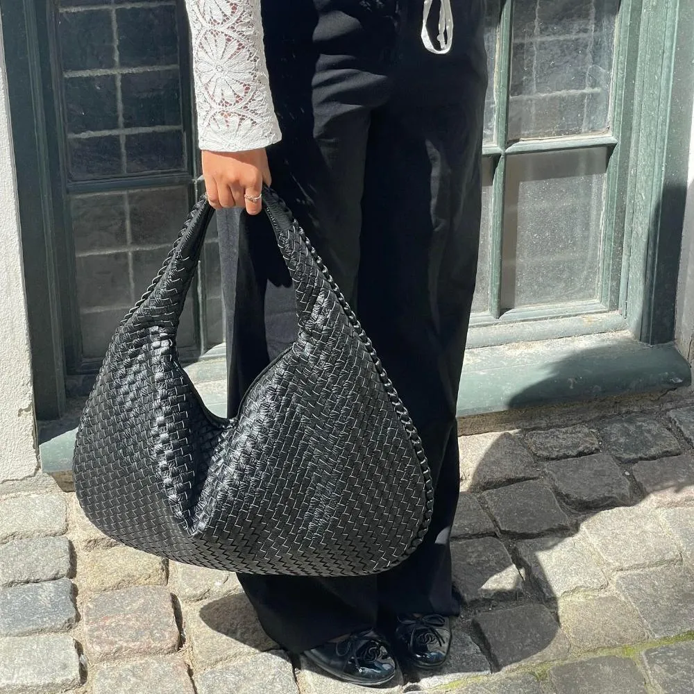 Amélie | Trendy gevlochten handtas