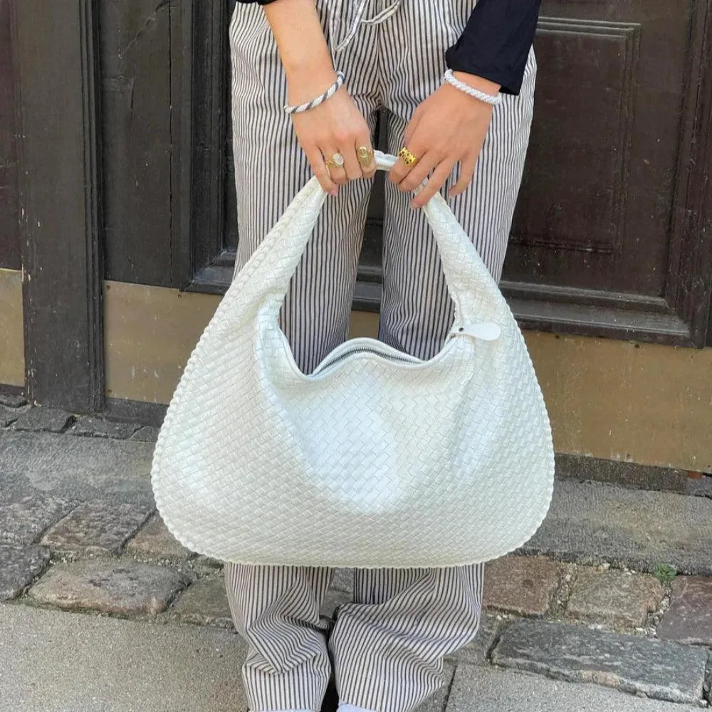 Amélie | Trendy gevlochten handtas
