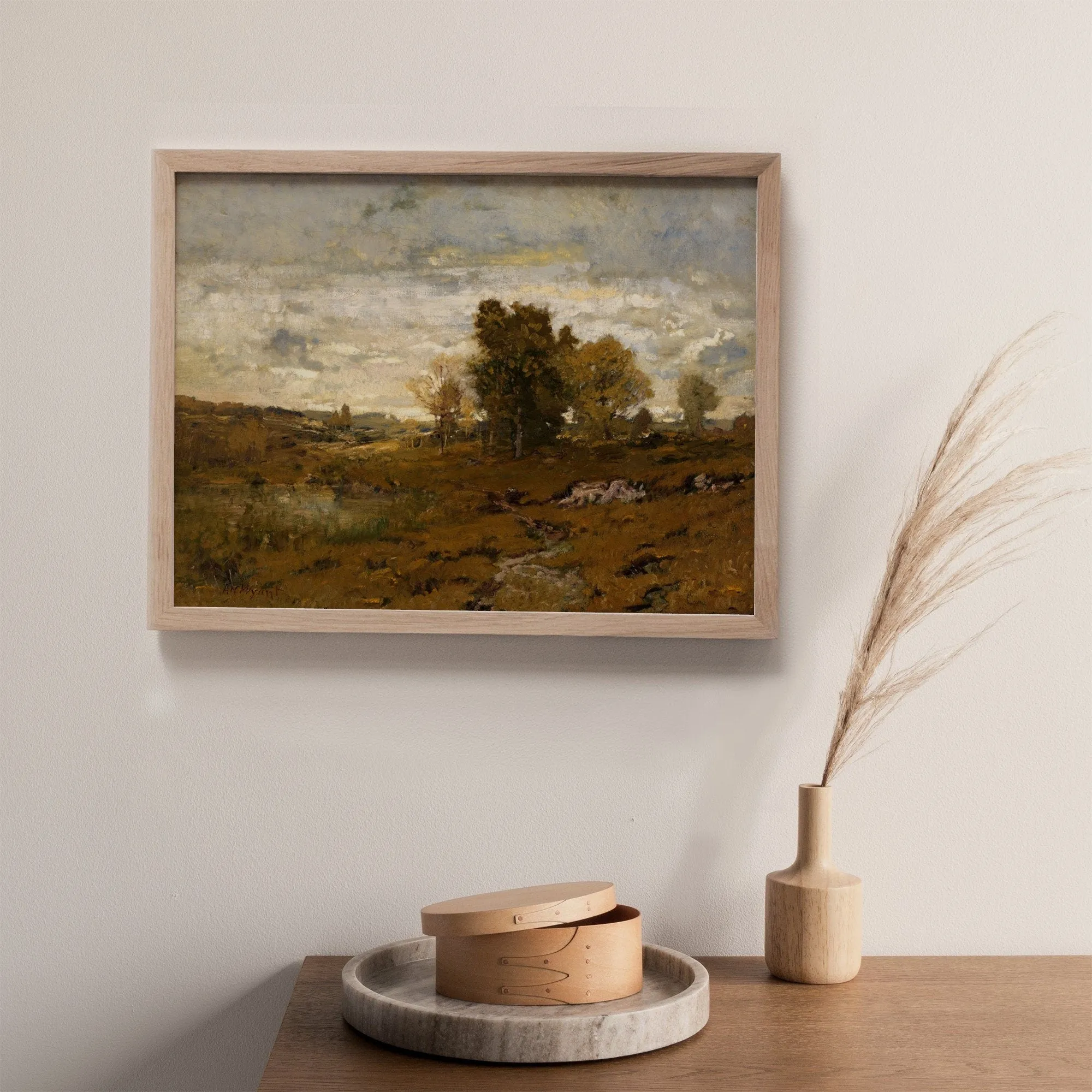 Autumn Vintage Landscape Wall Art