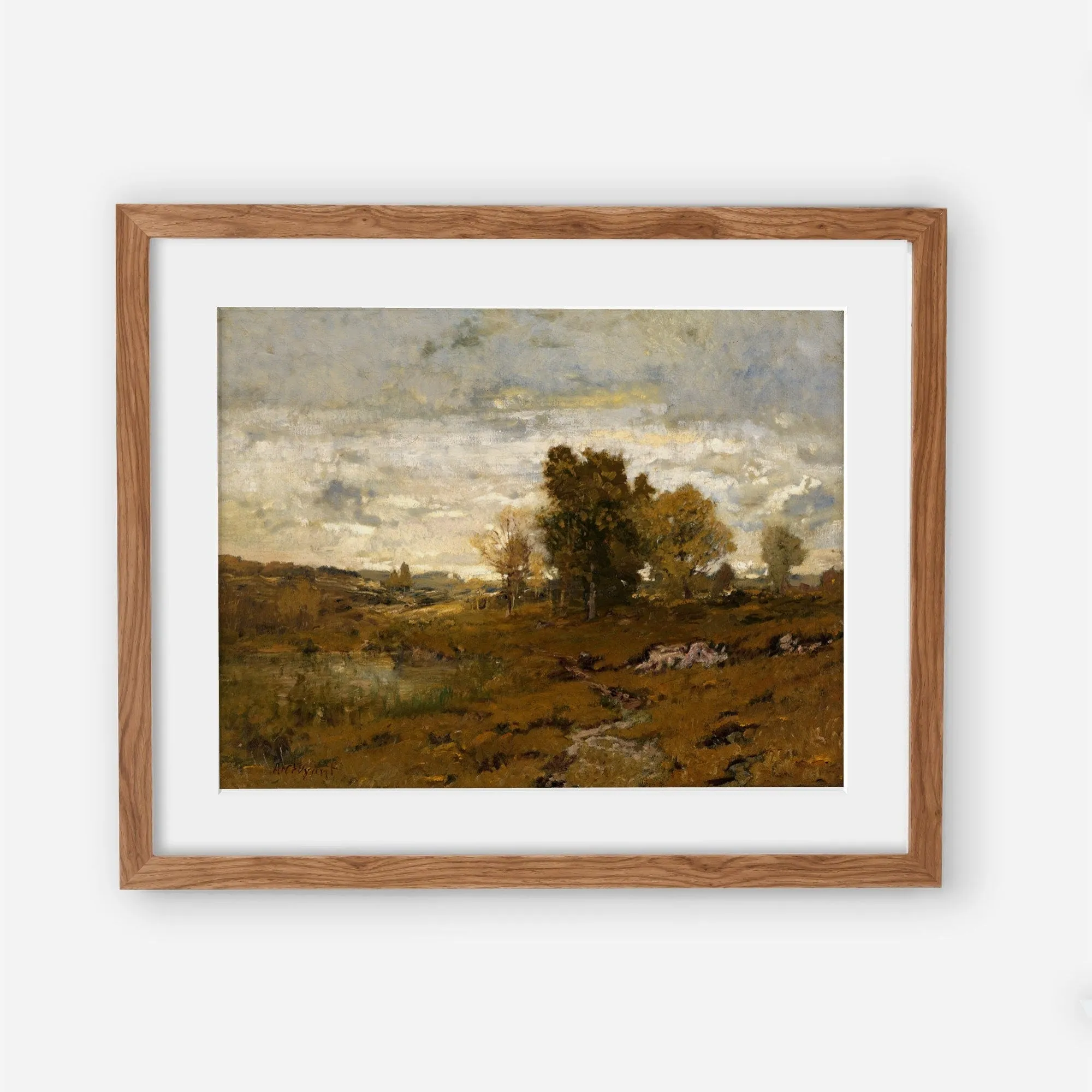 Autumn Vintage Landscape Wall Art