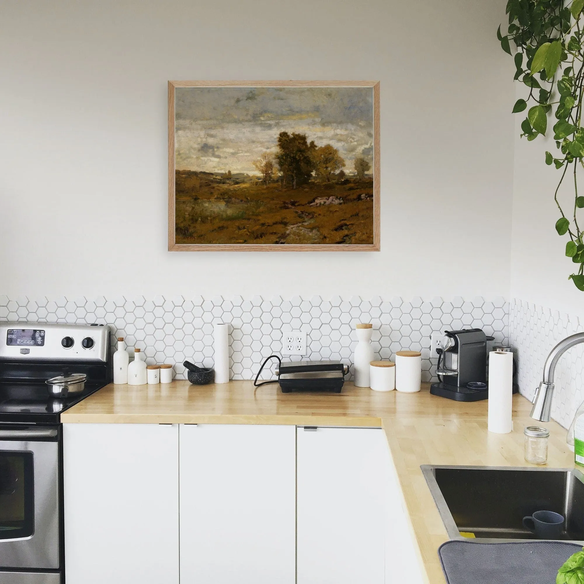 Autumn Vintage Landscape Wall Art
