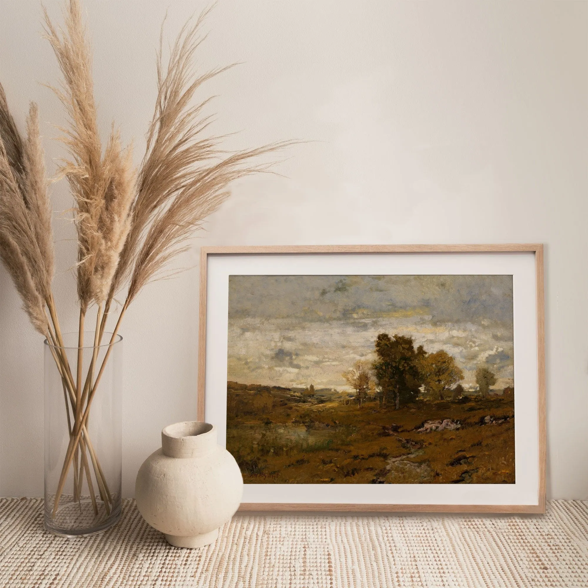 Autumn Vintage Landscape Wall Art