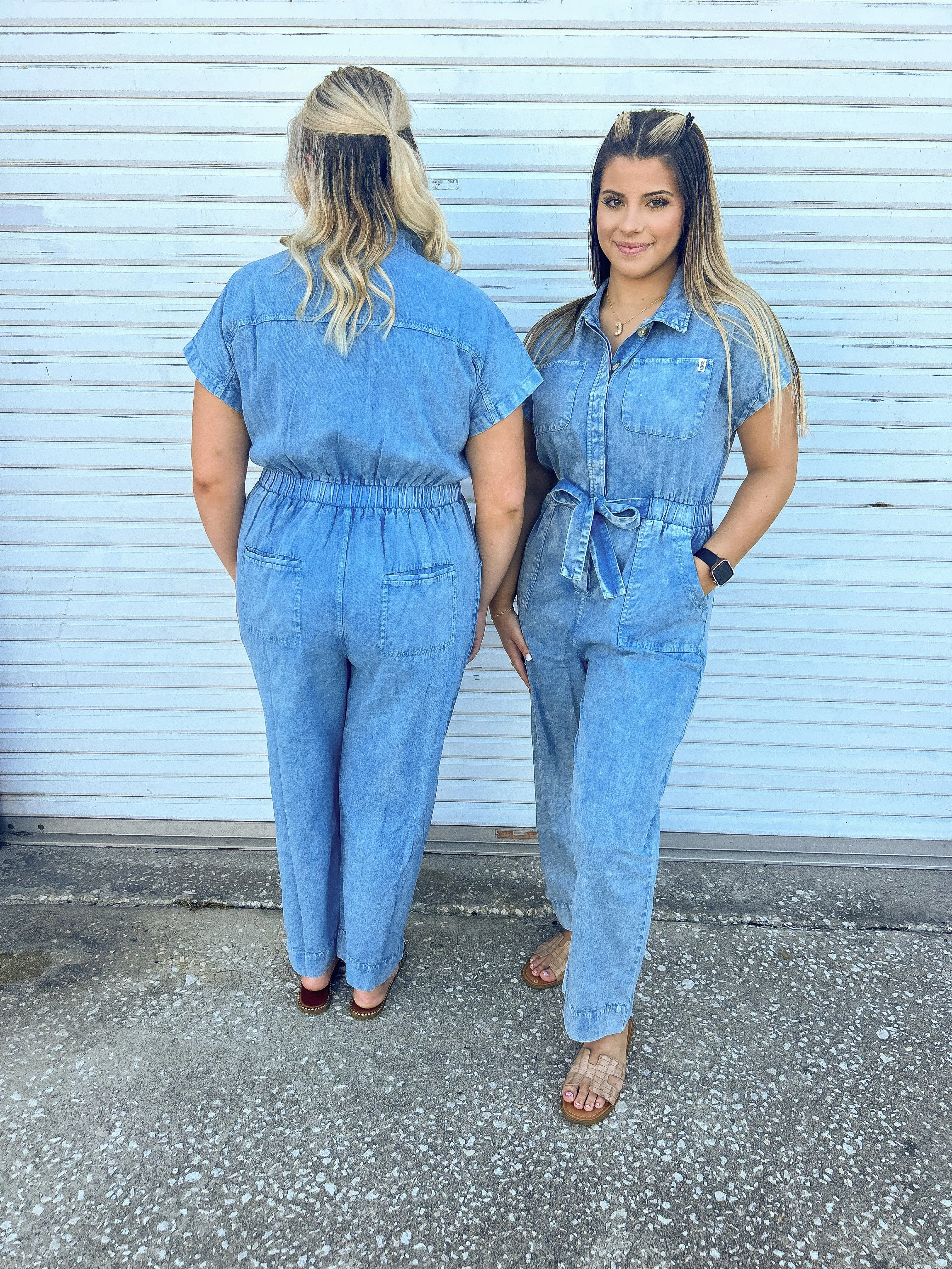 Beautiful Blue Denim Jumpsuit