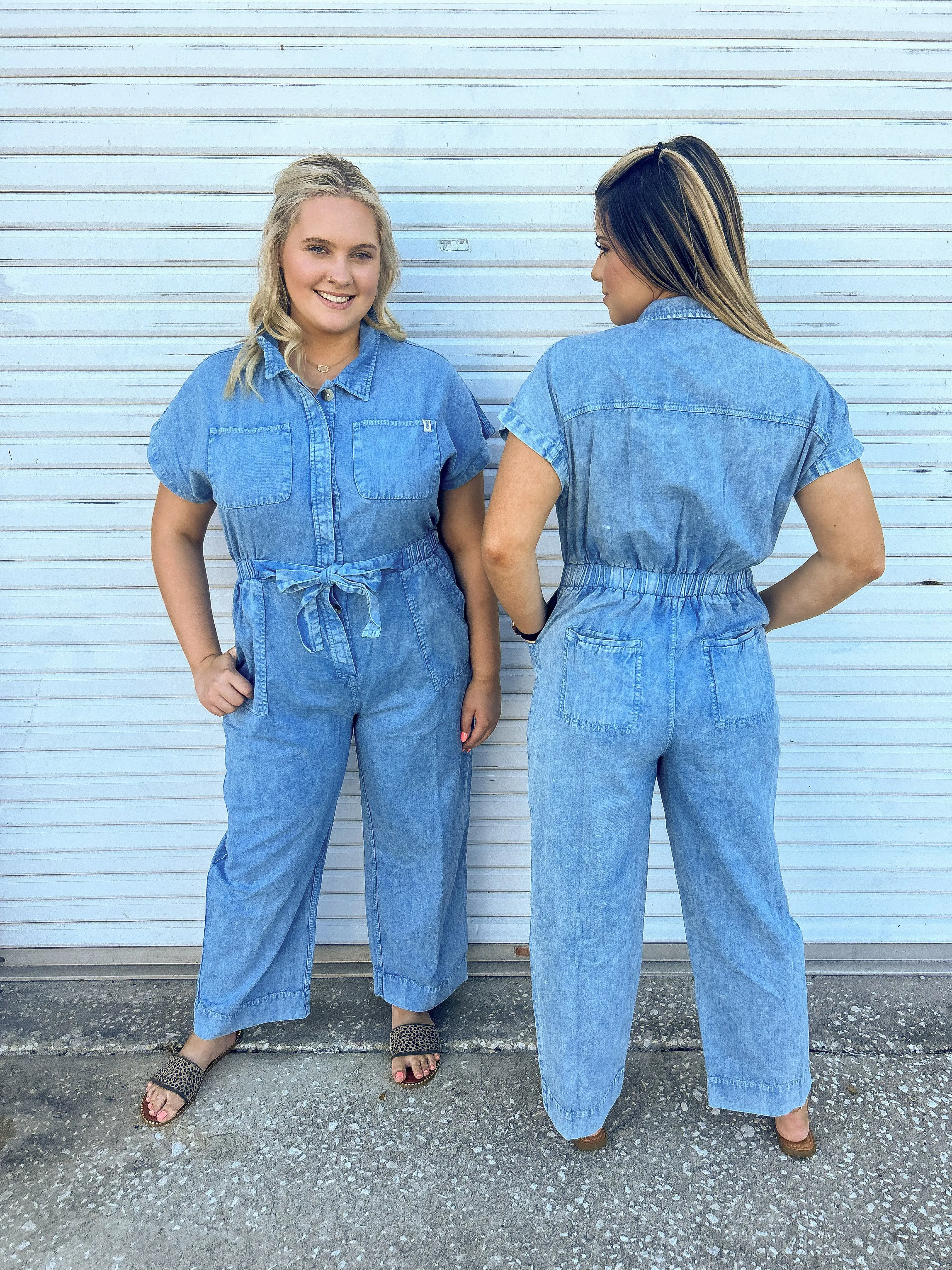 Beautiful Blue Denim Jumpsuit