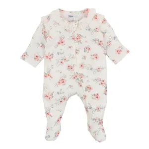 Bebe Lily L/S Zip Romper (Size PREM-0)