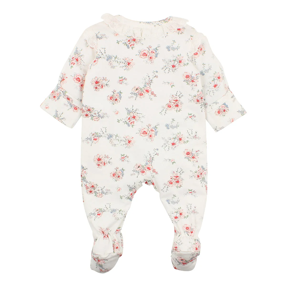 Bebe Lily L/S Zip Romper (Size PREM-0)