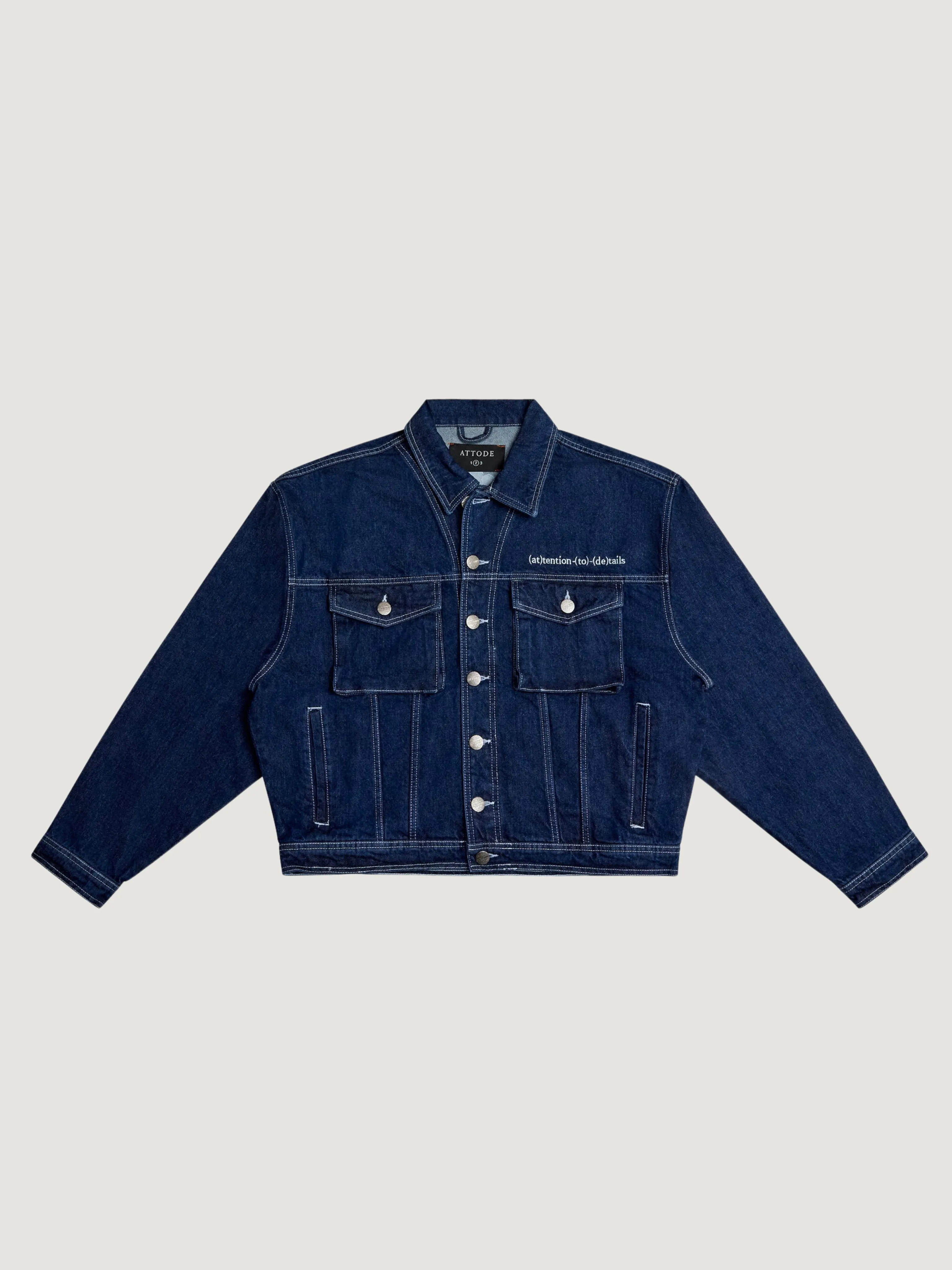 BOXY DENIM JACKET INDIGO BLUE