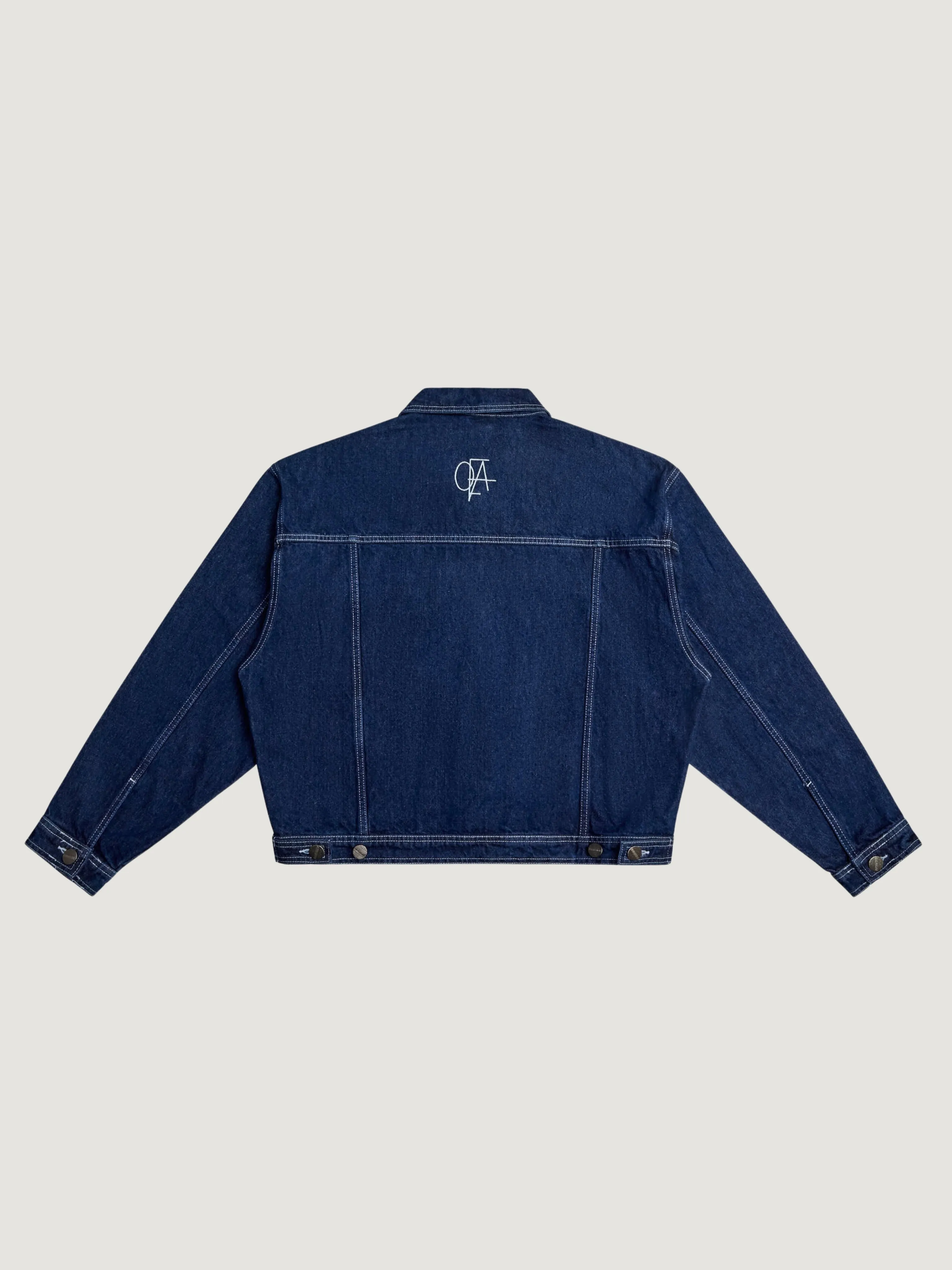 BOXY DENIM JACKET INDIGO BLUE
