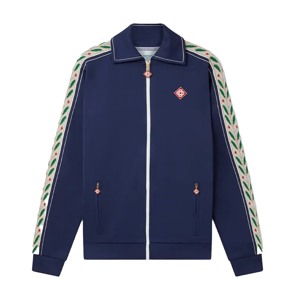 Casablanca Laurel Track Top Blue