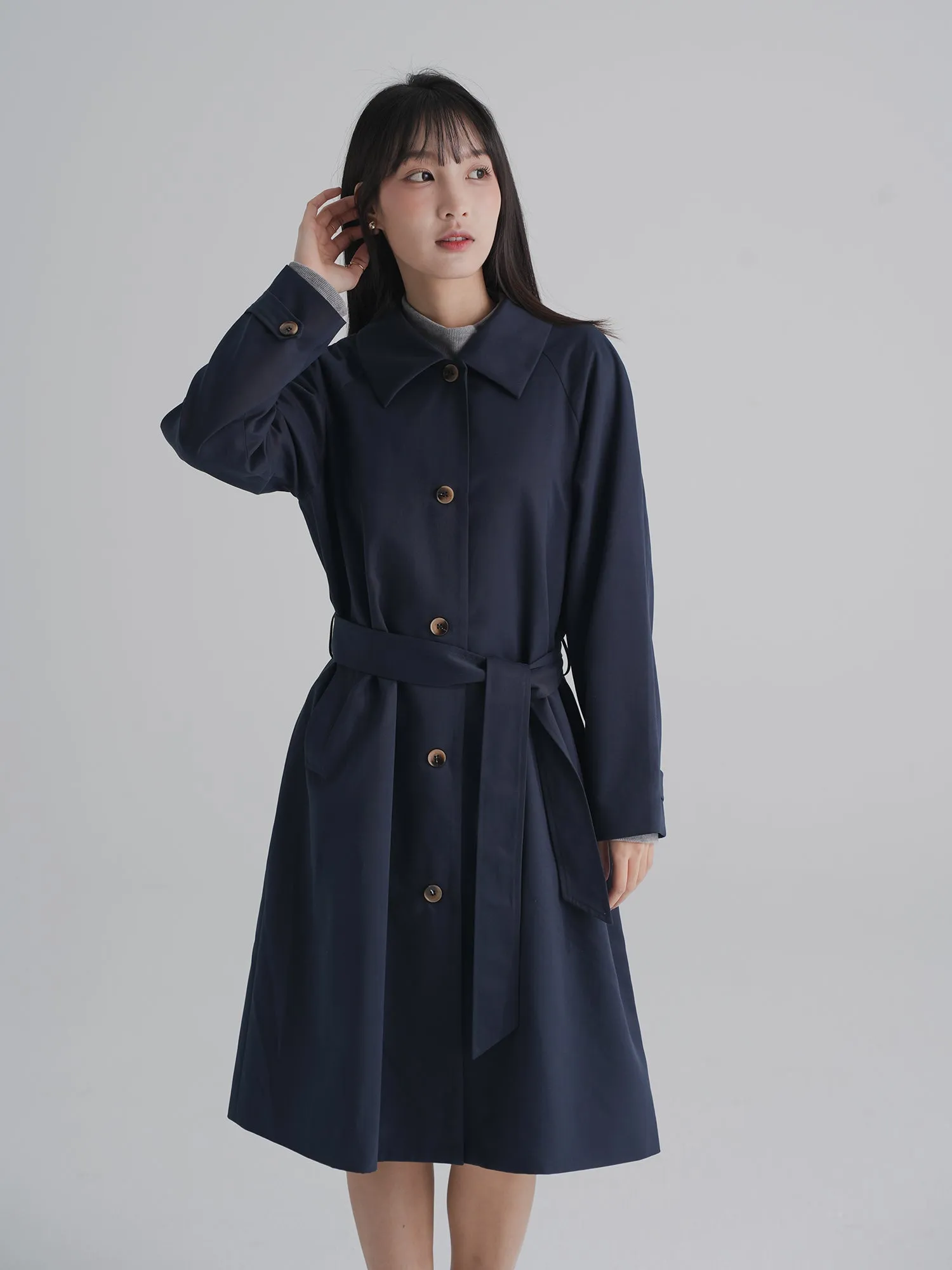 Chai Belted Trench Coat
