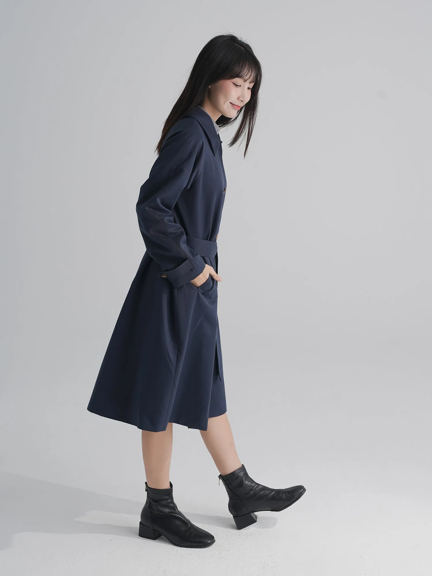 Chai Belted Trench Coat