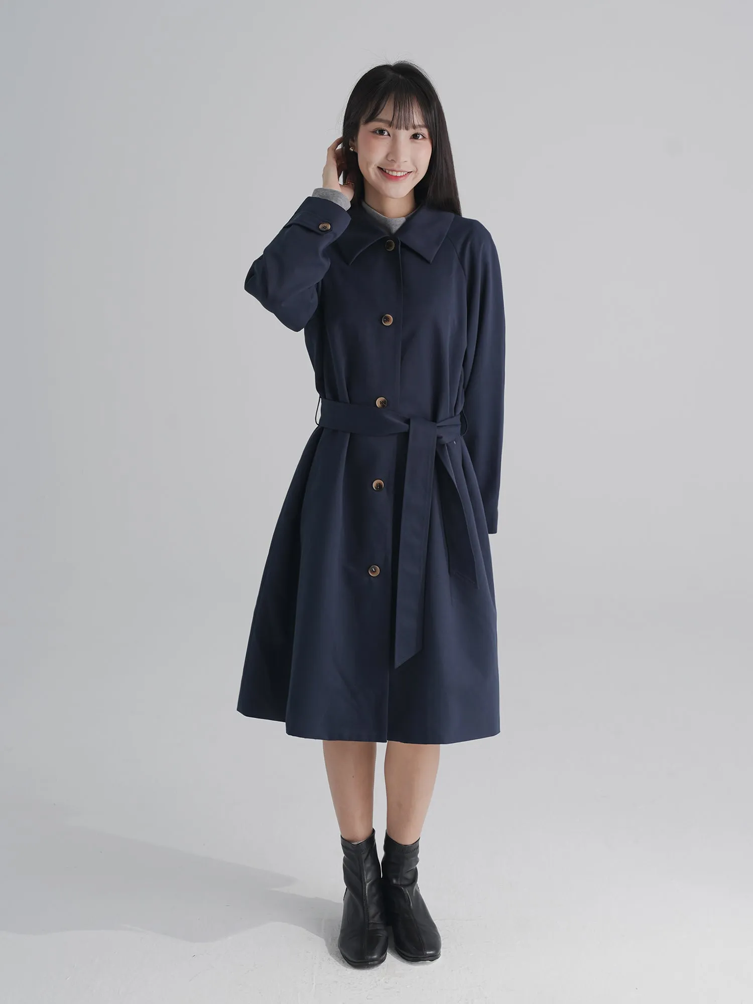 Chai Belted Trench Coat