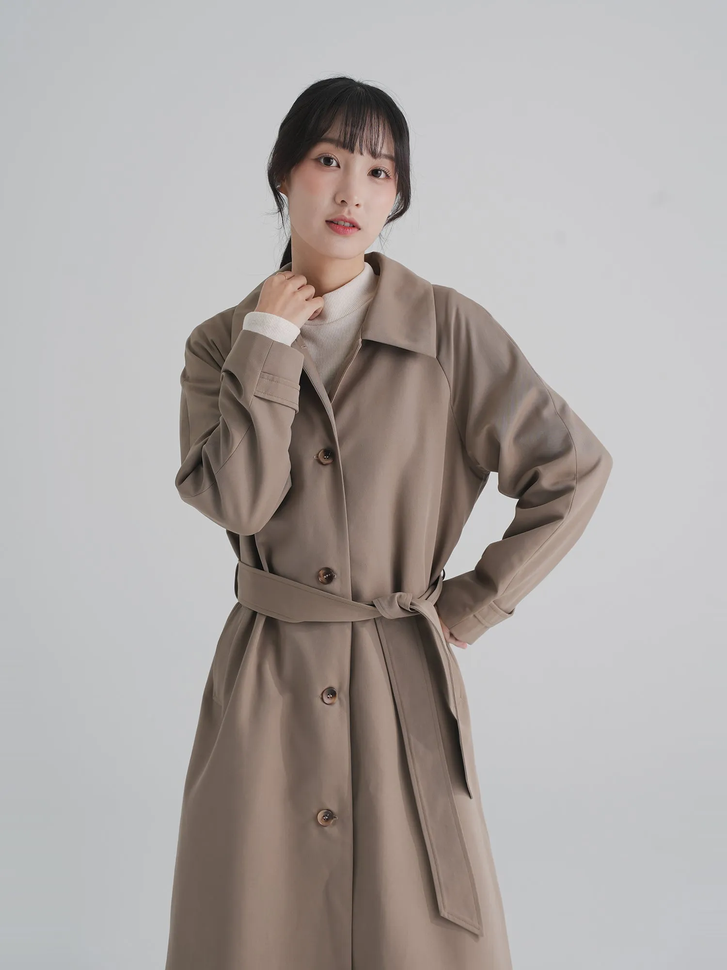 Chai Belted Trench Coat