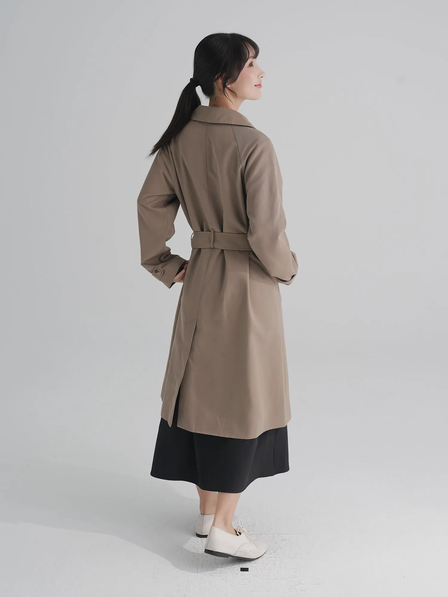 Chai Belted Trench Coat