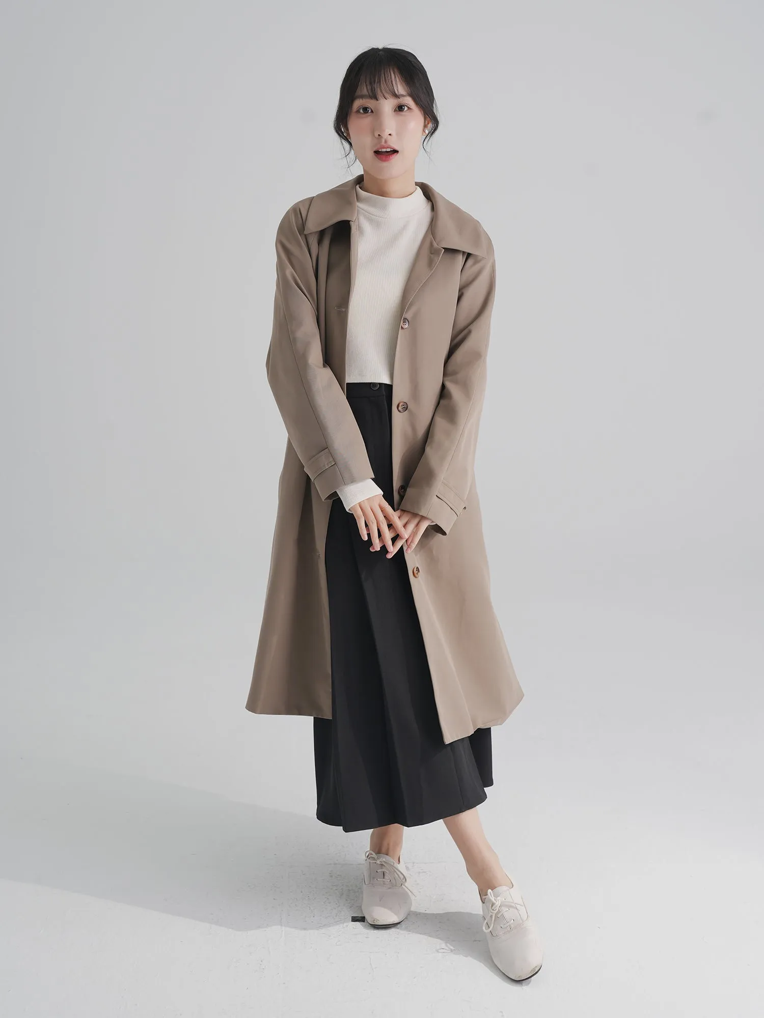 Chai Belted Trench Coat