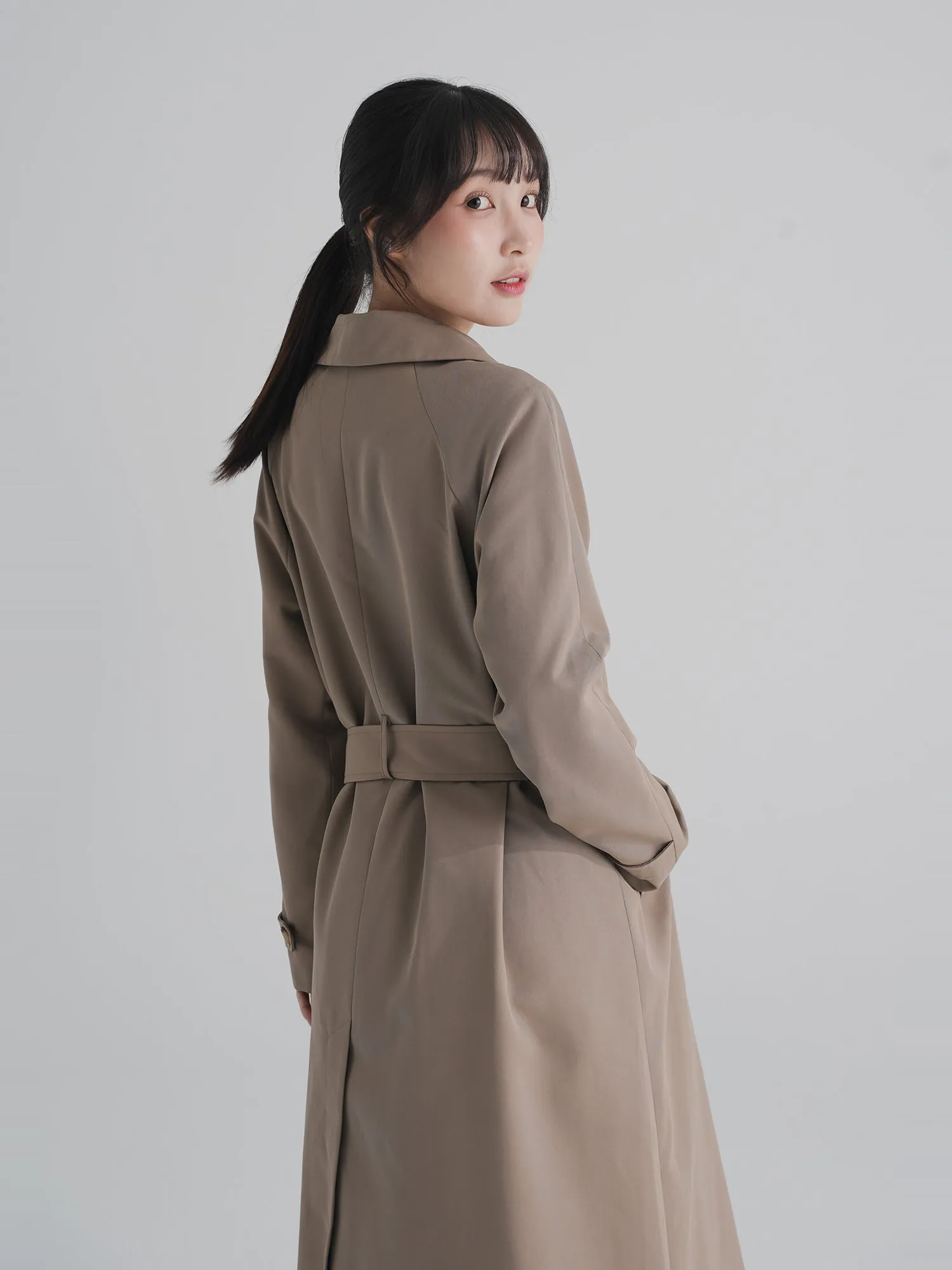 Chai Belted Trench Coat