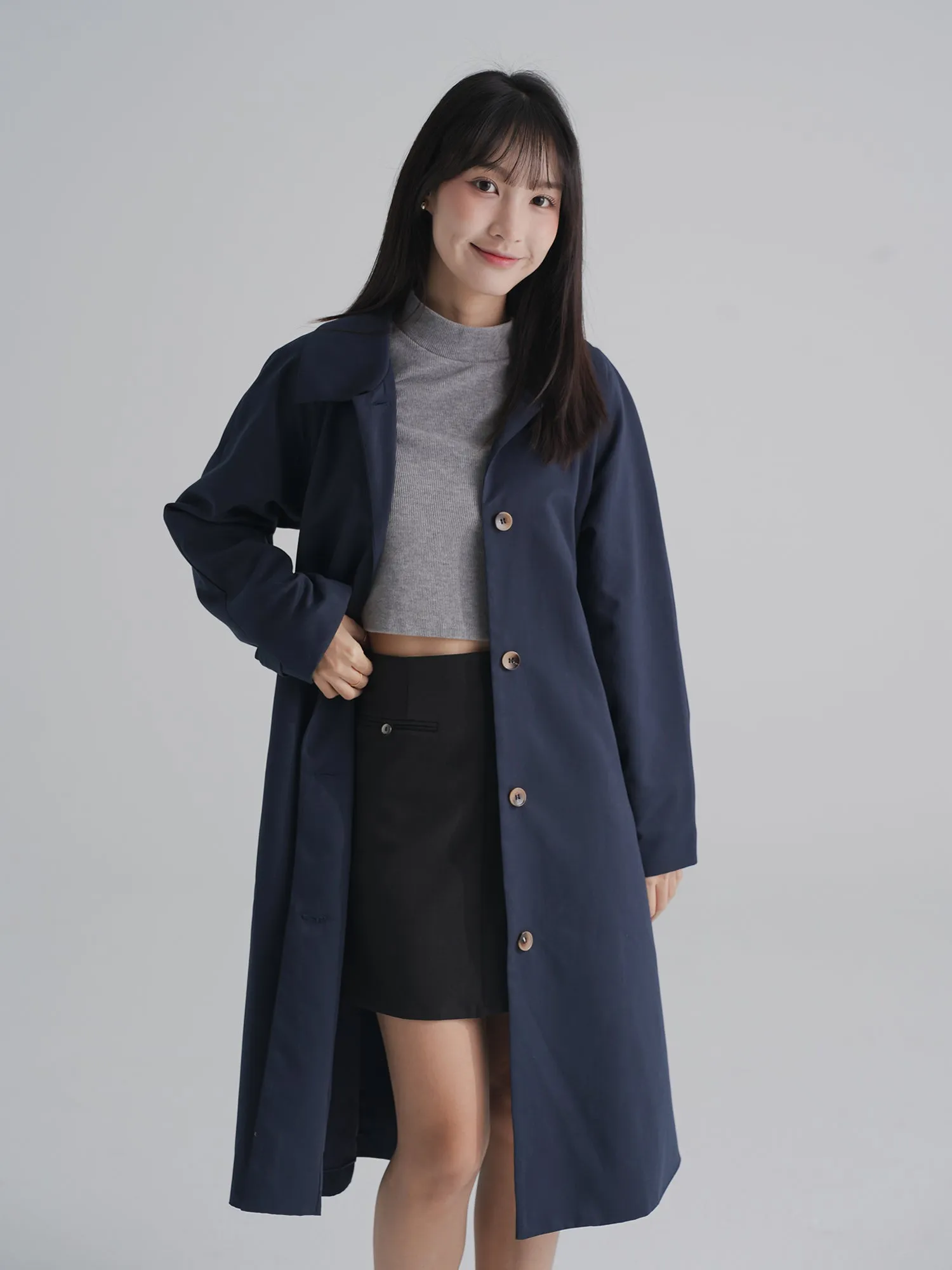 Chai Belted Trench Coat