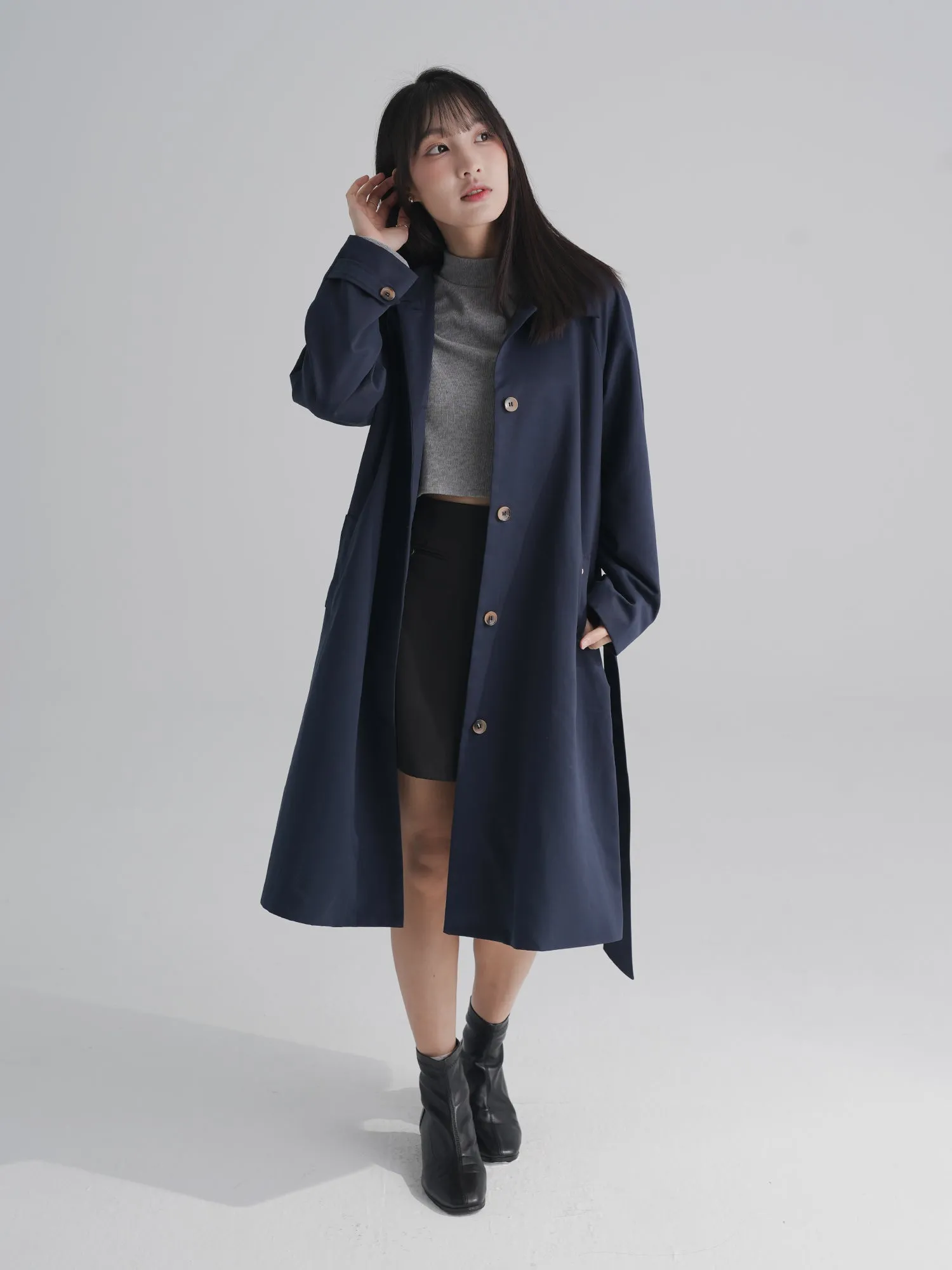 Chai Belted Trench Coat