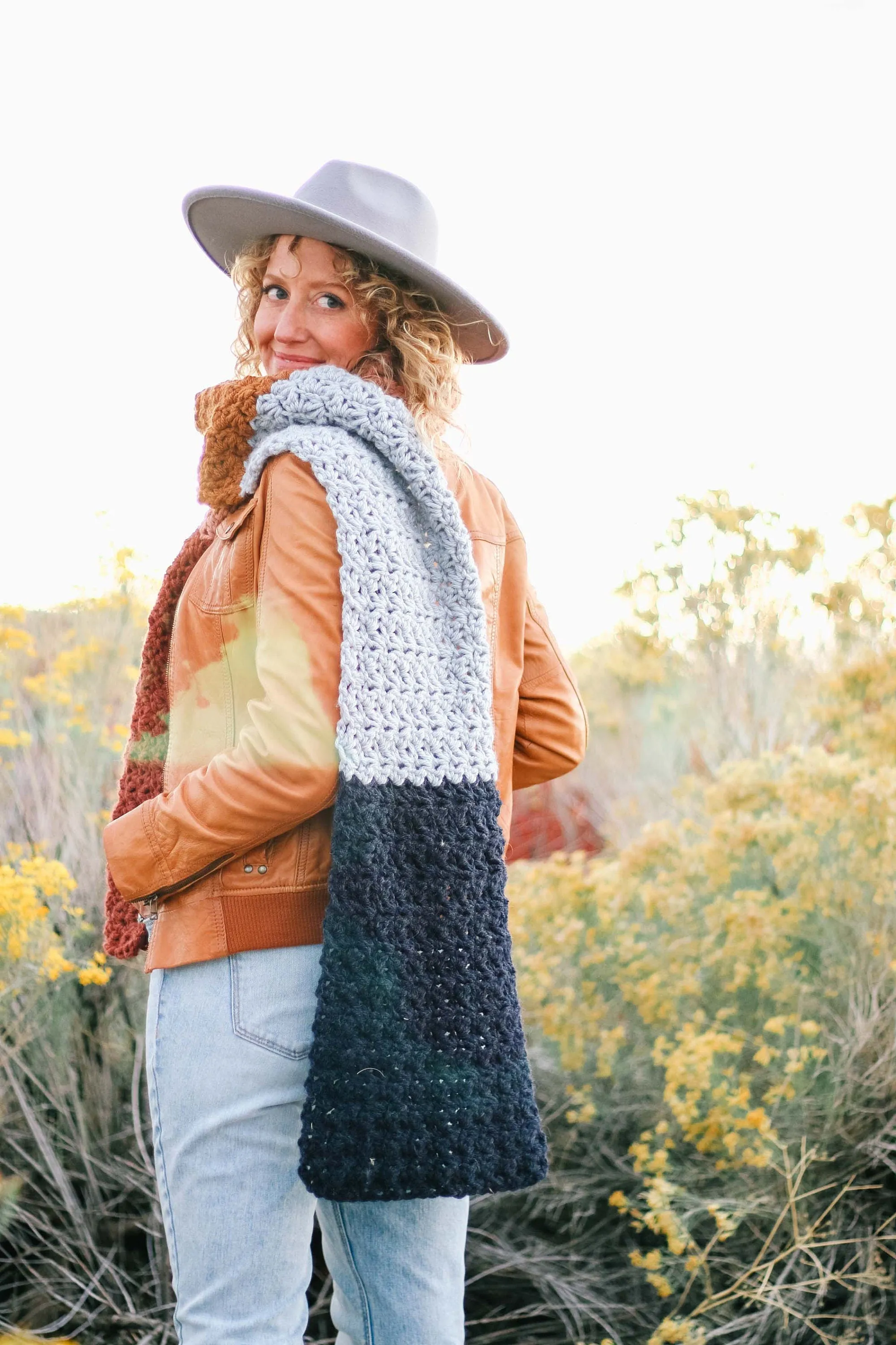 Cinque Scarf Crochet Pattern