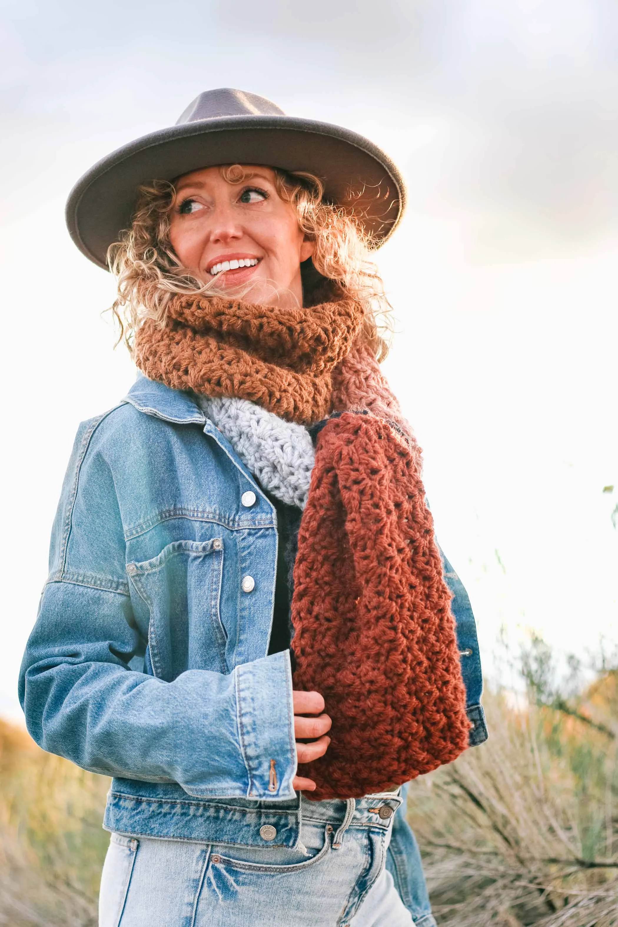 Cinque Scarf Crochet Pattern