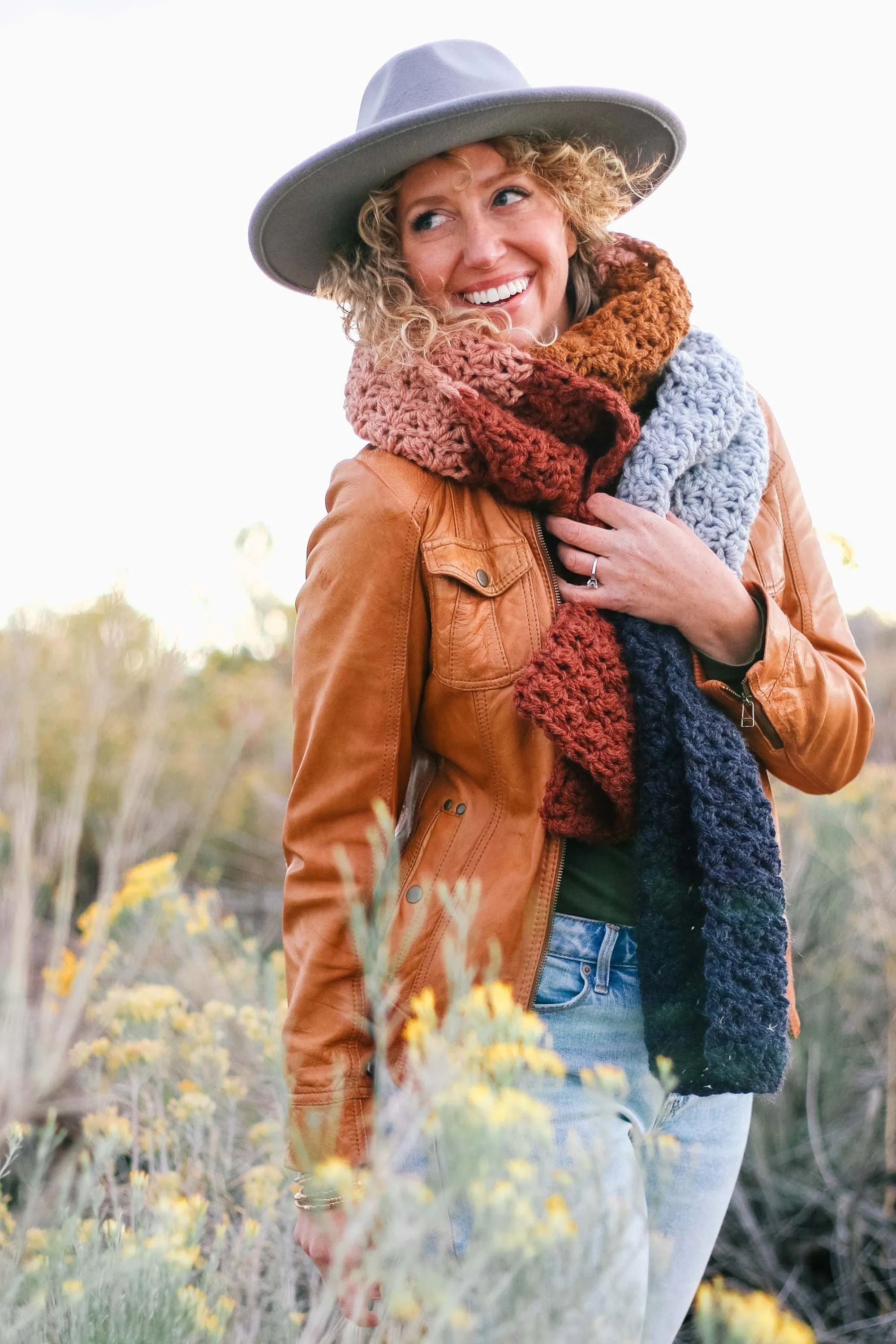 Cinque Scarf Crochet Pattern