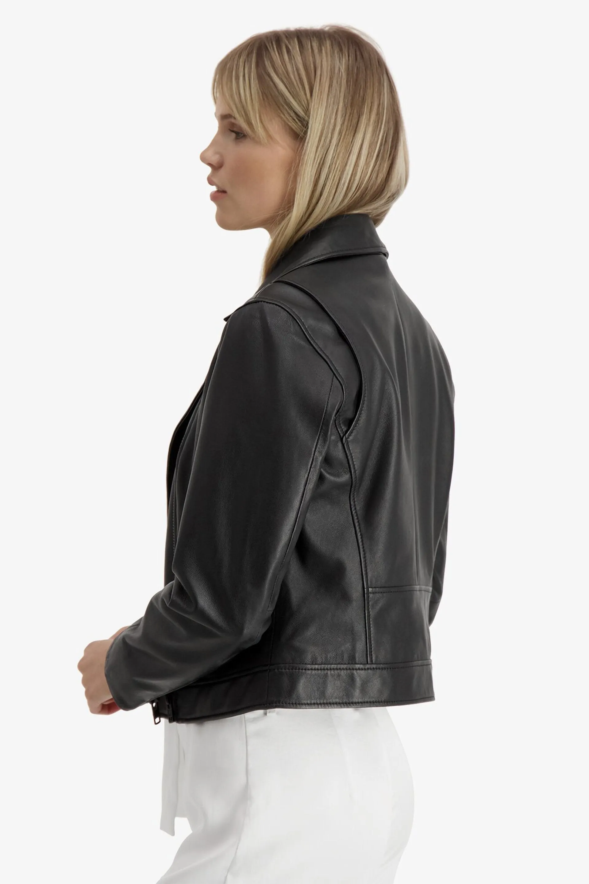 City Leather Jacket - Black