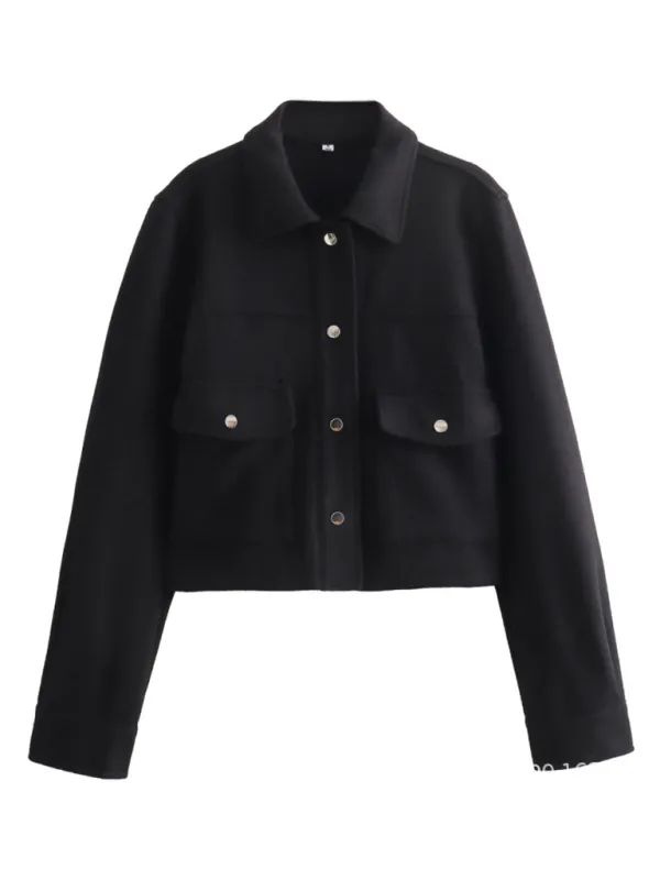 Classic Taupe Cropped Jacket – Casual to Semi-formal