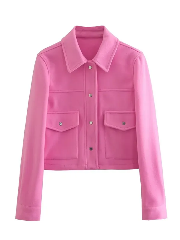 Classic Taupe Cropped Jacket – Casual to Semi-formal