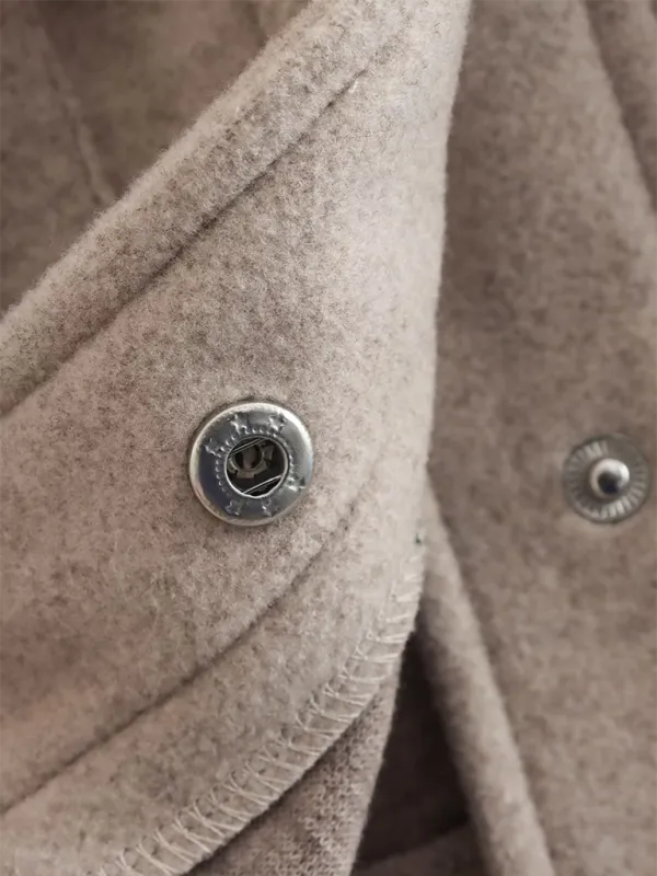 Classic Taupe Cropped Jacket – Casual to Semi-formal