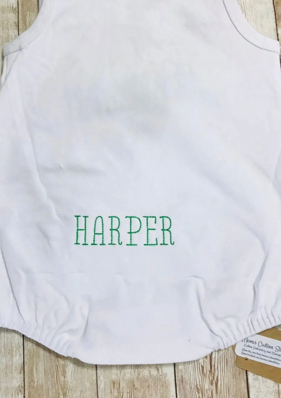 Daddys Little Golf Caddy  Baby Romper Sunsuit  Gift
