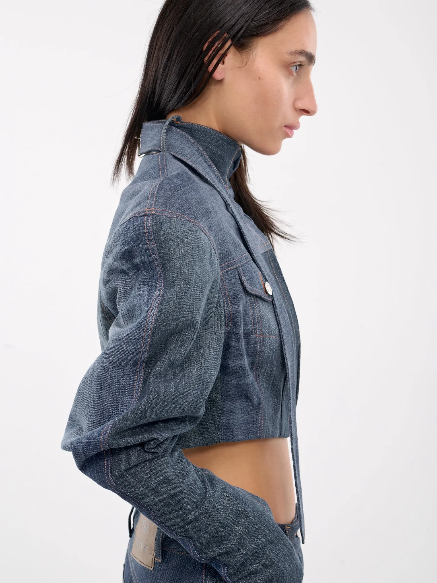 Denim Metro Jacket (777-150-DARK-DENIM-BLUES)