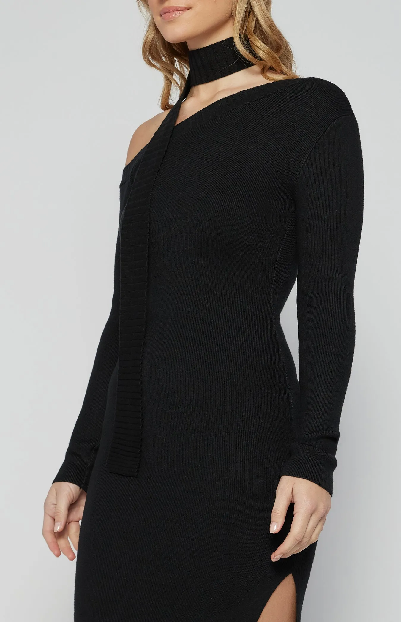 Elliana Knit Dress - Black