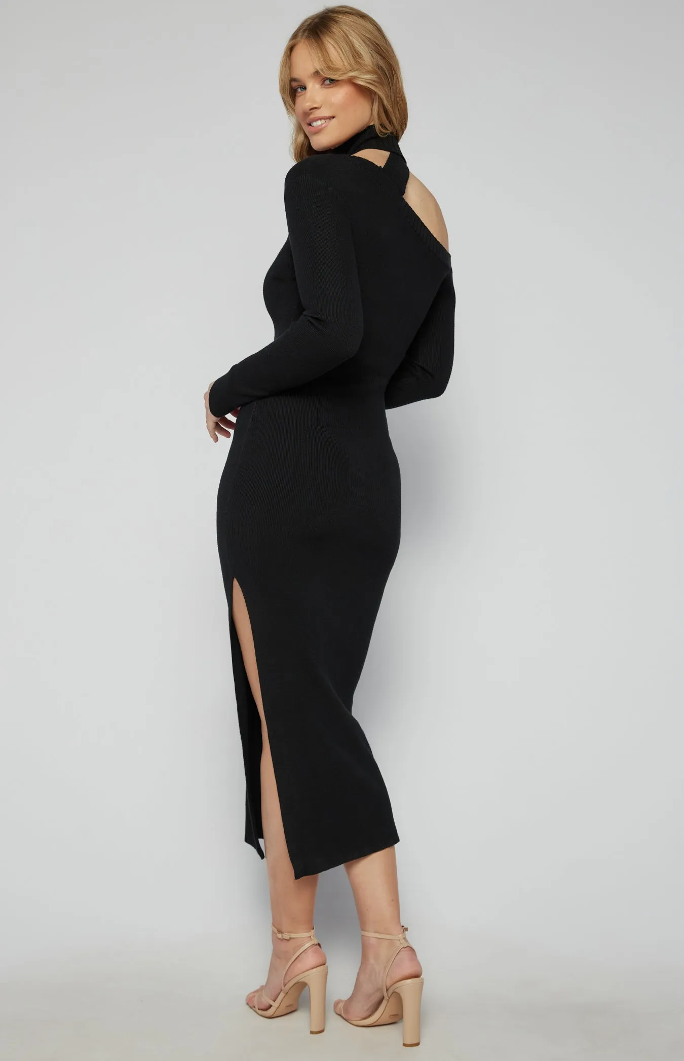 Elliana Knit Dress - Black