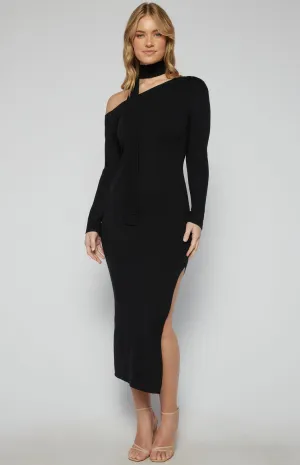 Elliana Knit Dress - Black