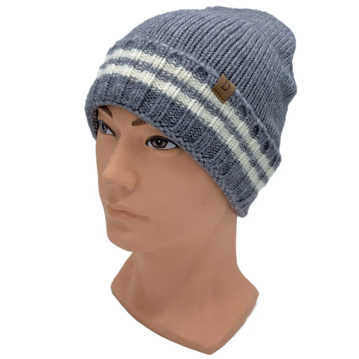 Empire Cove Winter Knit Striped Beanie