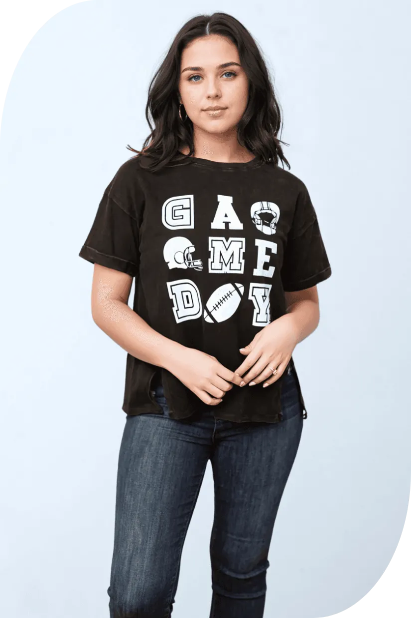 Game Day Side Split Tee