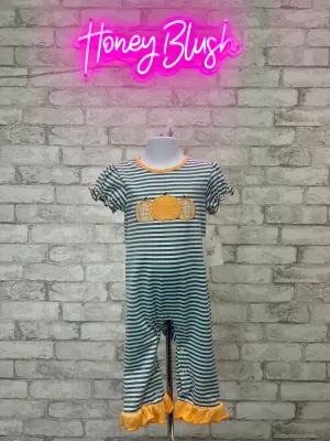 Girl’s Pumpkin Trio Romper