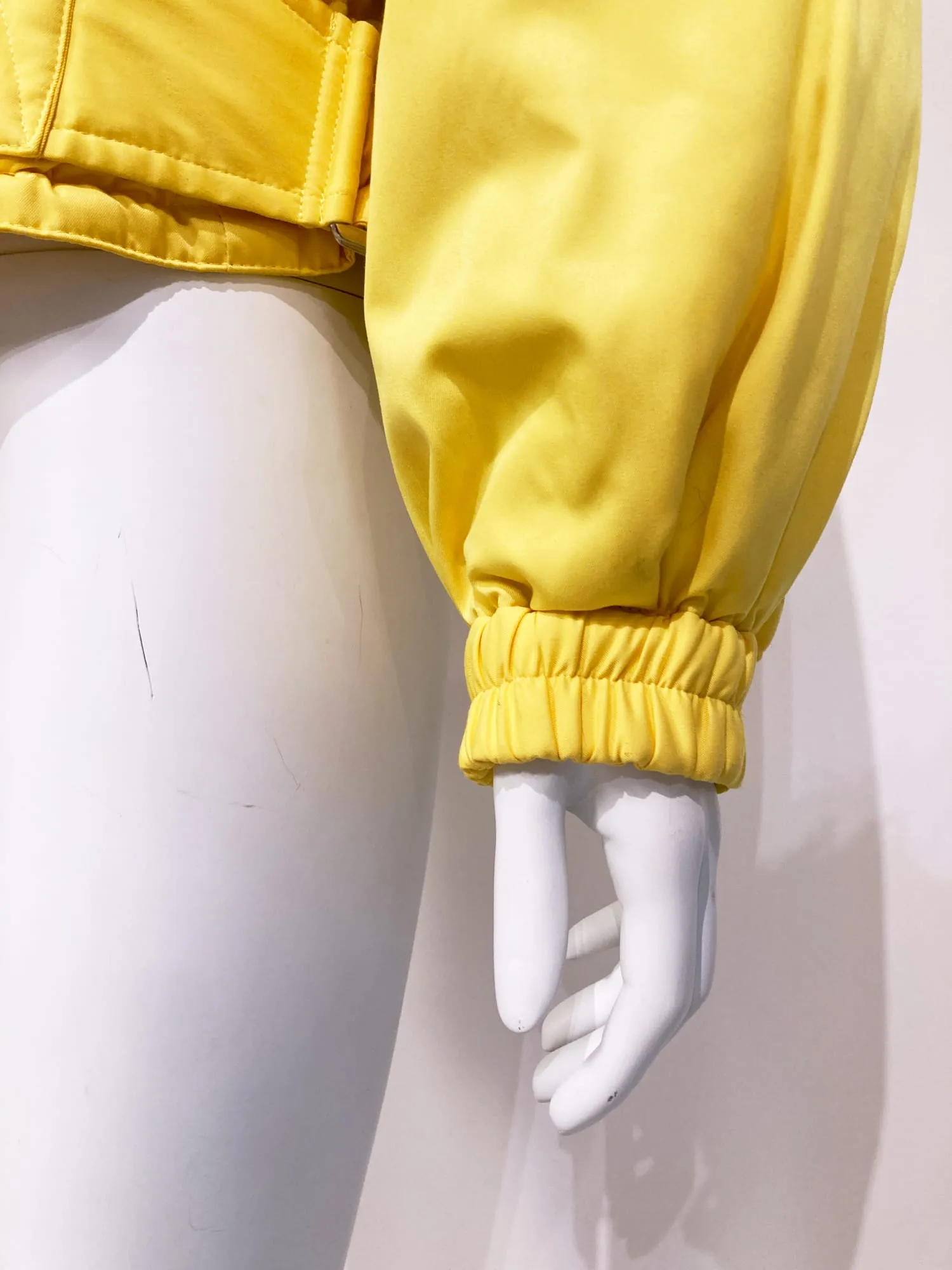 Jean-Charles de Castelbajac Sport 1990s padded yellow ski jacket - size 1 S