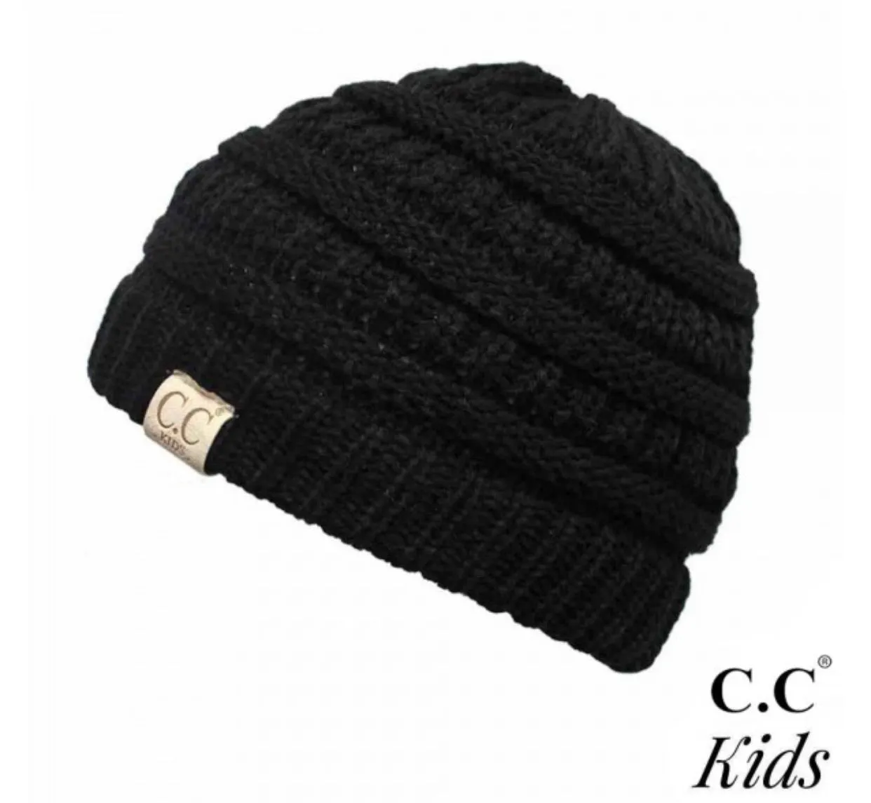 Kids Solid CC Unisex Beanies