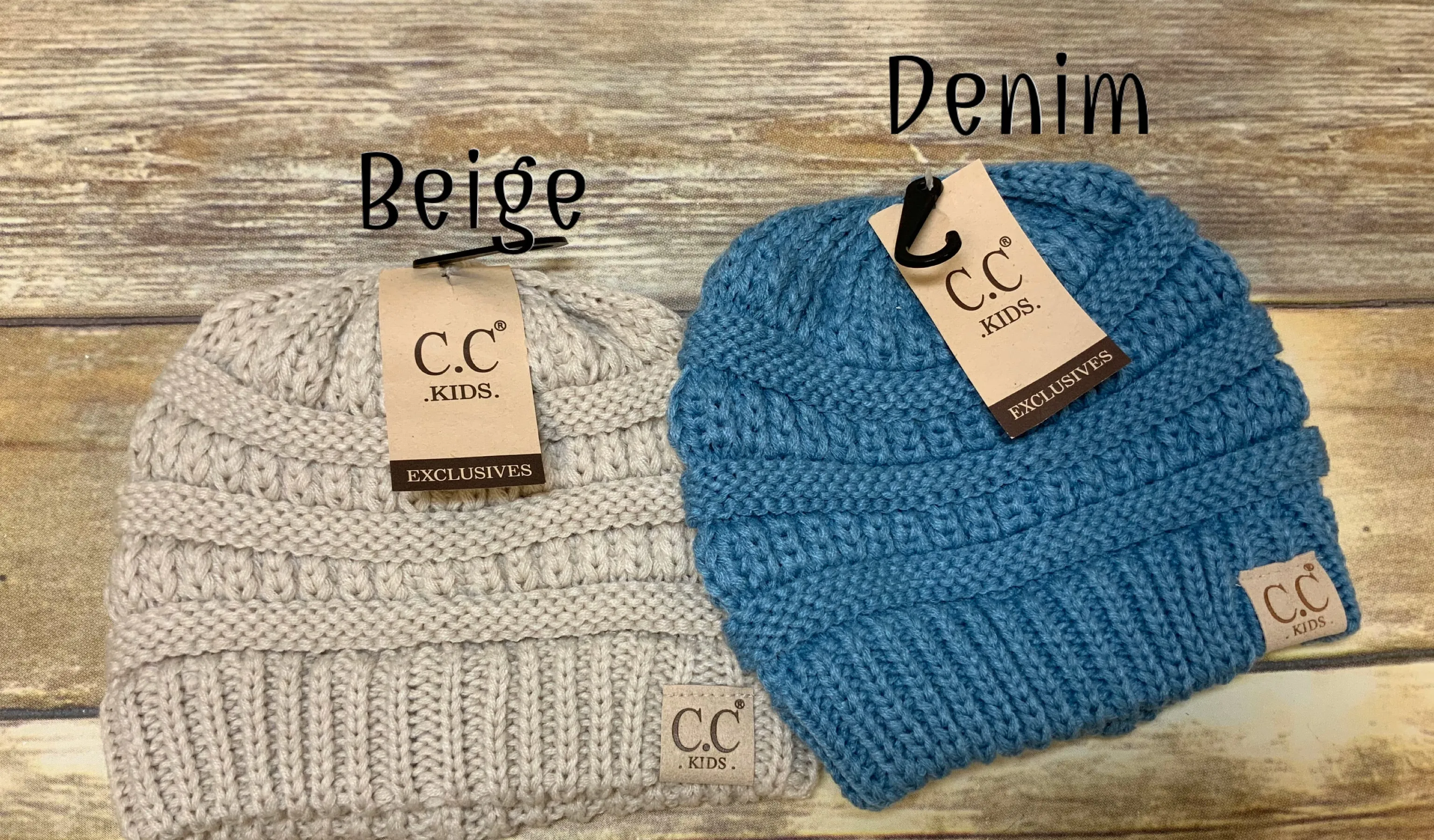 Kids Solid CC Unisex Beanies