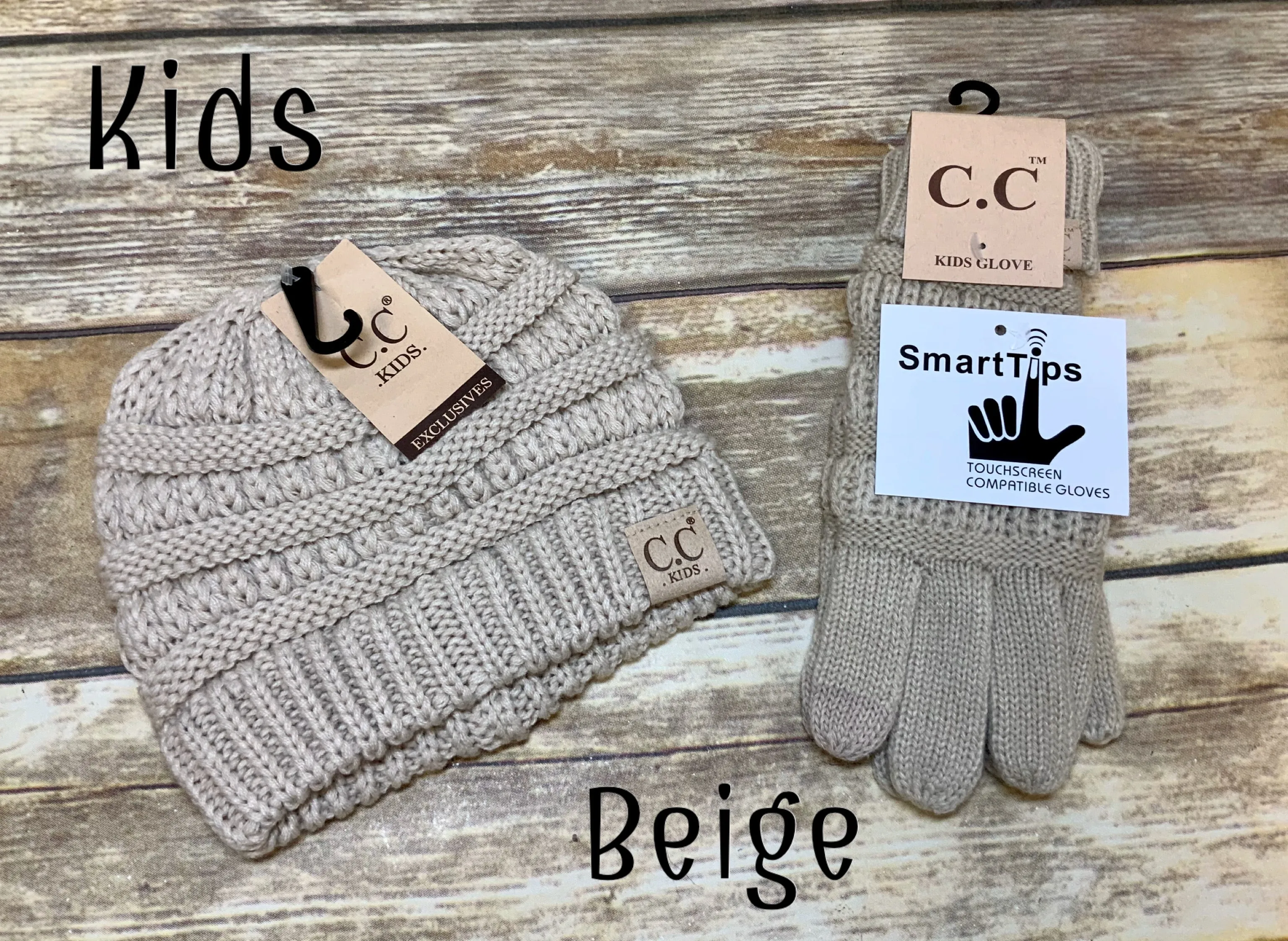 Kids Solid CC Unisex Beanies