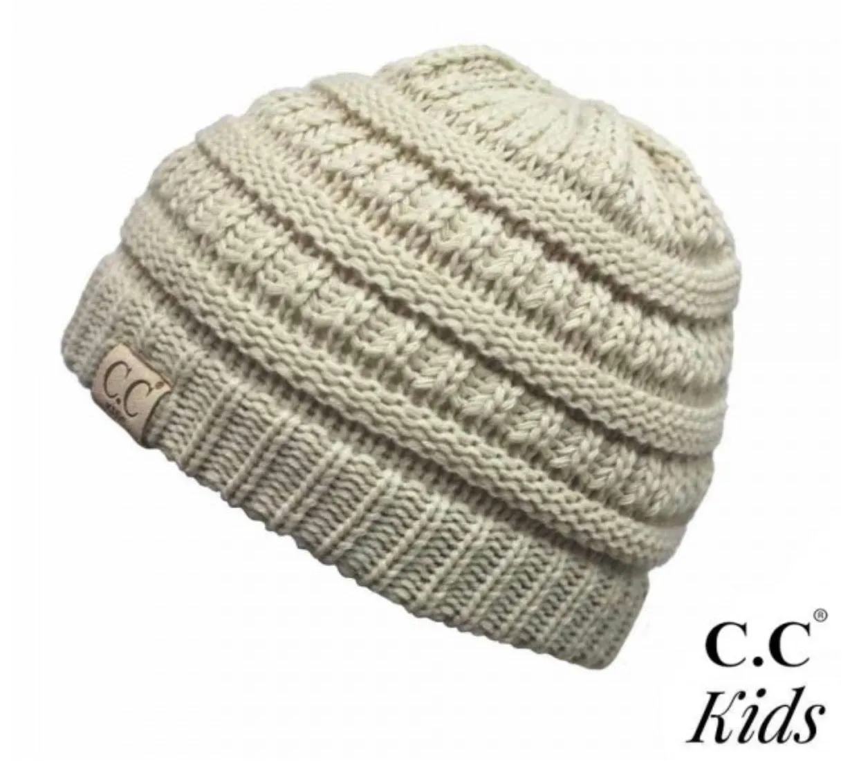 Kids Solid CC Unisex Beanies