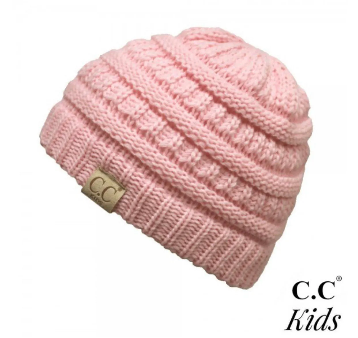 Kids Solid CC Unisex Beanies