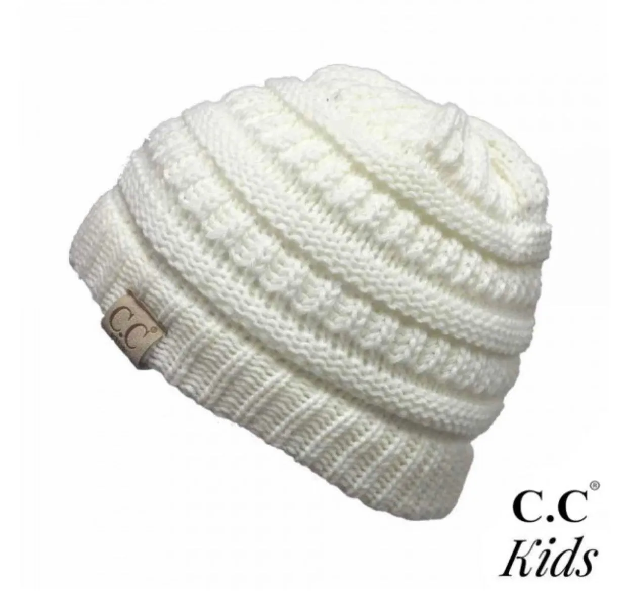 Kids Solid CC Unisex Beanies
