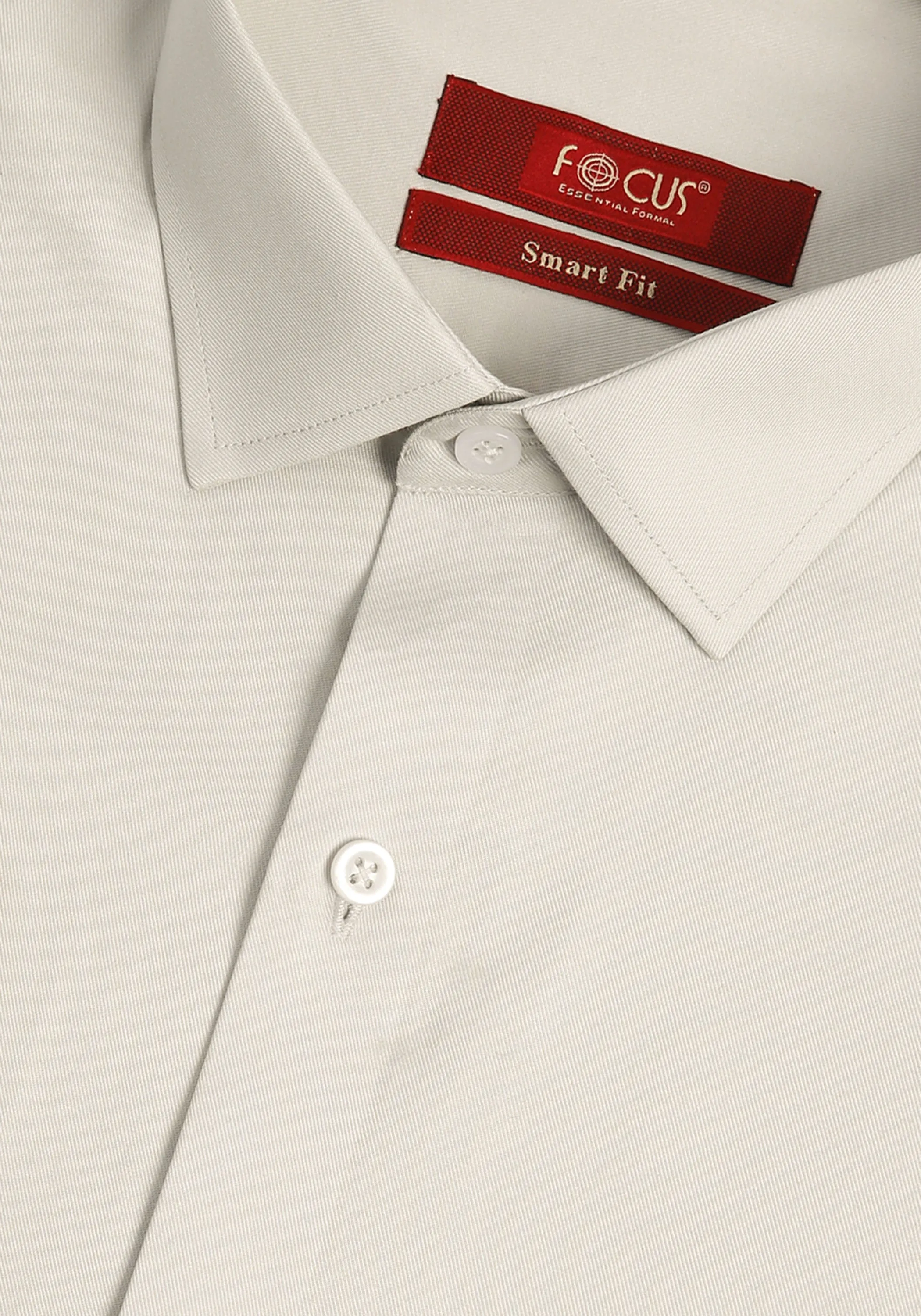 Light Grey Perfect Plain Dress Shirt