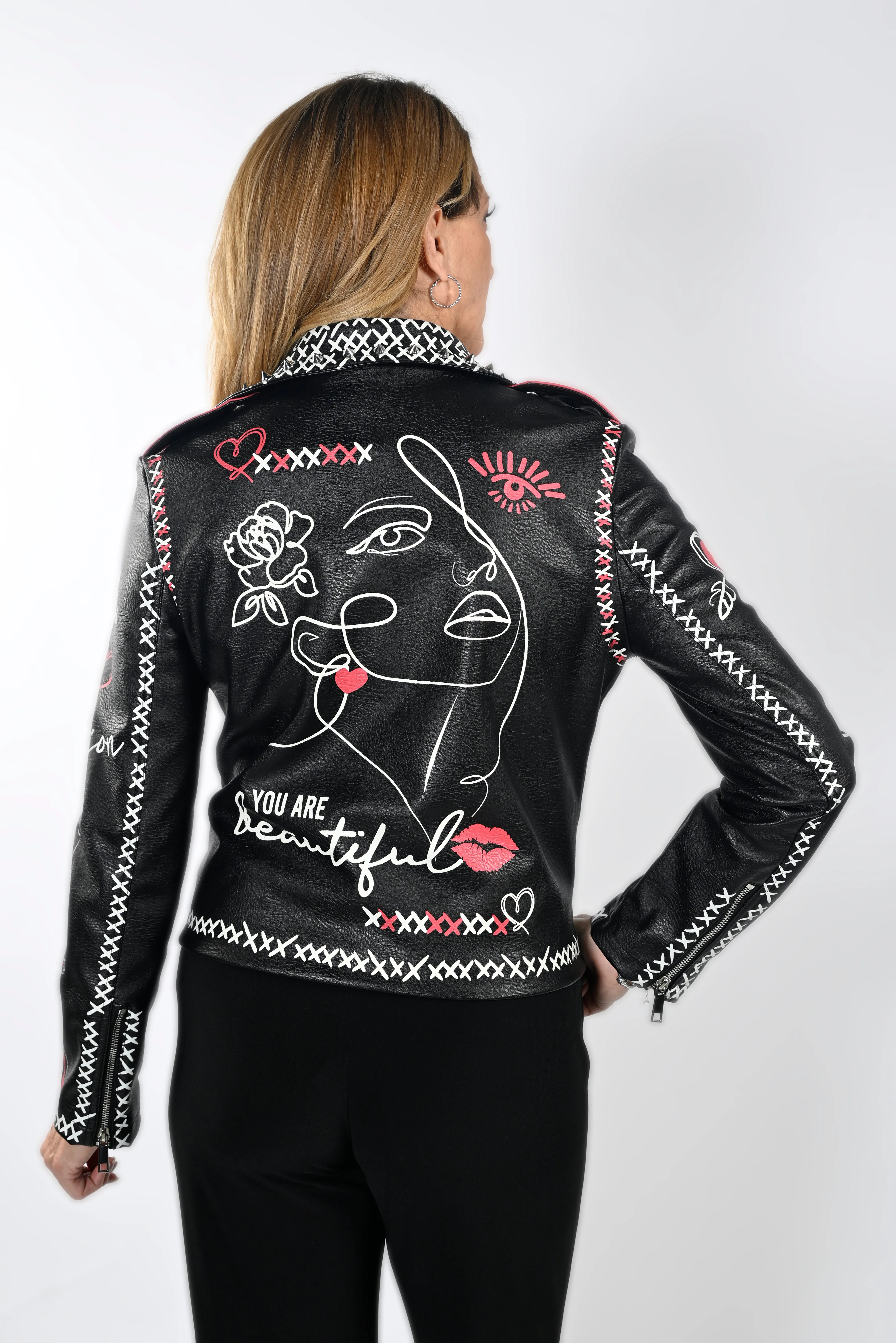 Multi-Colour Motif Jacket